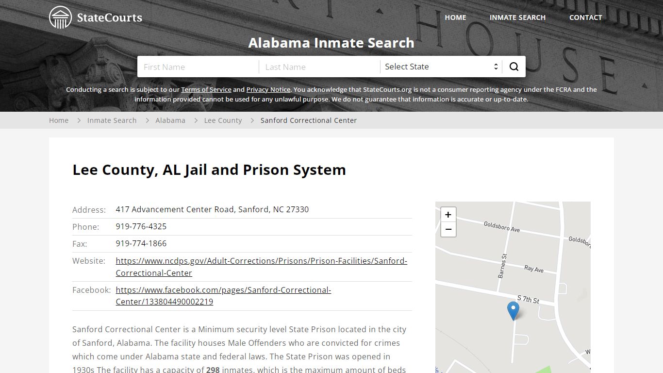 Lee County, AL Jail and Prison System - State Courts